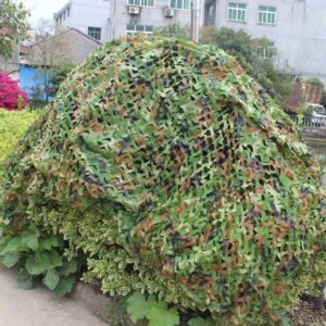 Alternative view of 2x3 2x6 2x8 3x3 3x4 3x5 3x6 4x6 150D 120g Polyester Oxford Fabric PET Fibre Camouflage Camo Net Netting Hunting Sun Shade Car Co