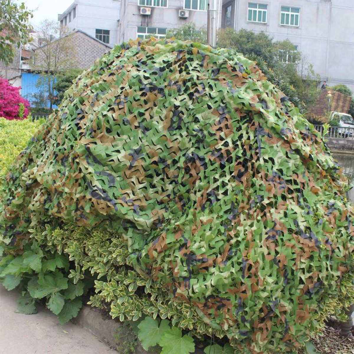 2x3 2x6 2x8 3x3 3x4 3x5 3x6 4x6 150D 120g Polyester Oxford Fabric PET Fibre Camouflage Camo Net Netting Hunting Sun Shade Car Co - Image 2