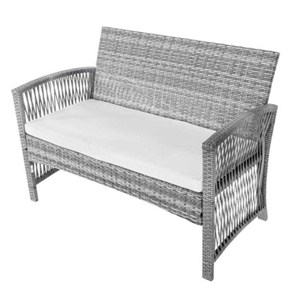 4 IN 1 Outdoor Furniture Set Rattan Chair Table - Image 5