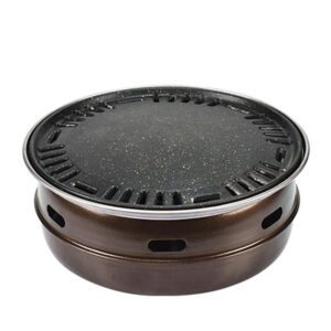 Alternative view of Korean Carbon Oven Korean Barbecue Grill Household Baking Tray Round Barbecue Machine Fried Meat Pot