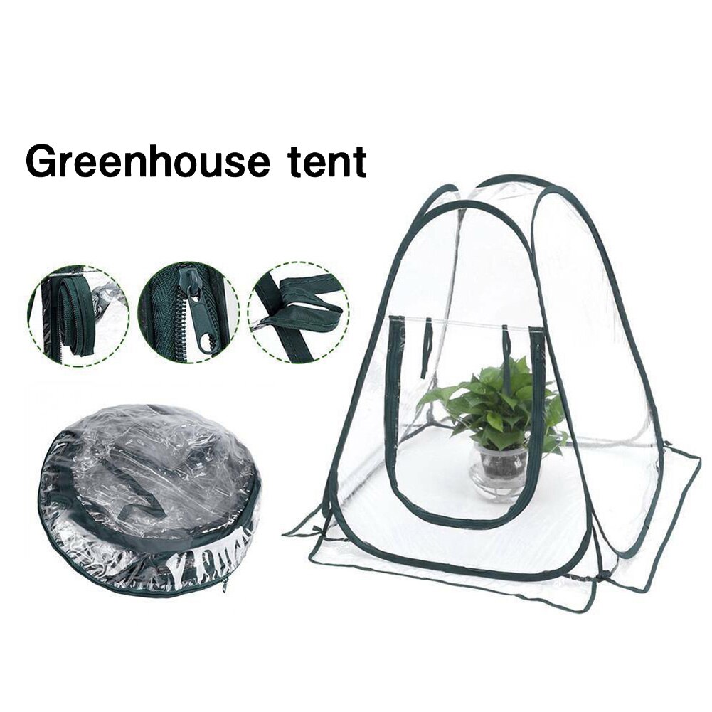 Mini Portable Plastic Greenhouse Clear Cover - Image 3